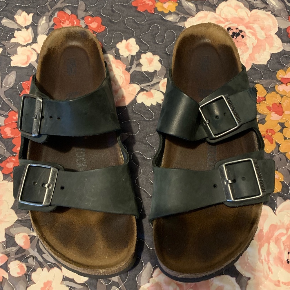 Black Birkenstock Sandals Size 41